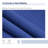 13' X 8' Retractable Yard Awning - Dark Blue. & Water- Fabric. Manual Crank. Aluminum Frame. Deck, Balcony Compatible. Multi-surface Mount. Adjustable Sunshade. Heat Reducing. Versatile Placement