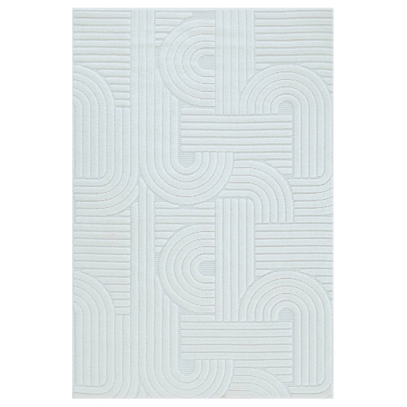 Tapis décoratif bohème Heywood, Rectangle 3 pi x 5 pi 11 po