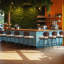 Tabourets de comptoir modernes pivotants-845482348