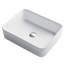 Thin ceramics Rectangular Vessel Bathroom Sink