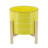 Glossy Ceramic Outdoor Planter on Stand for Indoor Home Decor - Modern Contemporary Flower Pot for Living Room or Patio - Yellow-770724191-770724190
