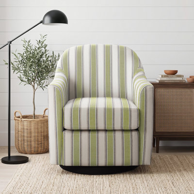 29.92In Modern Barrel Swivel Accent Chair