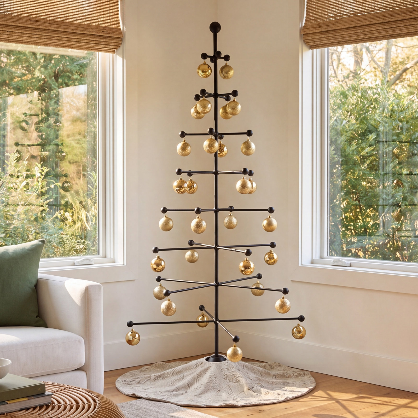 Tabletop Tree, 60" H x 30.5" W x 30.5" D