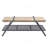 Oak & Sandy Gray Finish Coffee Table