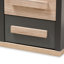 Table de chevet 2 tiroirs Xzavier