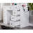 Avignon 9 drawer dressing table with lights