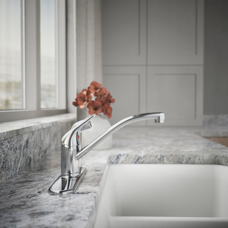 Single Handle Kitchen Faucet with Side Spray