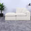 Canapé modulaire confortable avec repose-pieds Boucle