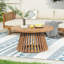 Table basse de patio en bois d'acacia