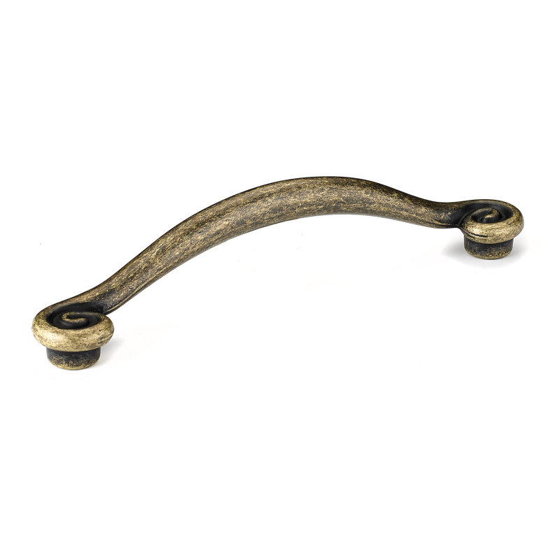 Expression 5 1/32" Center to Center Arch Pull, Burnished Brass