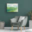 «Landscape Green Wheat Fields Auvers on Canvas» par Vincent Van Gogh, reproduction-1081046526