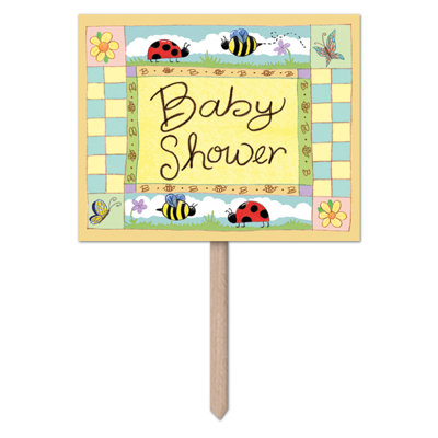 Enseigne de jardin pour bébé b