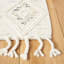 Tapis géométrique en laine / jute / coton tissé à la main Natura en ivoire / gris-269996183