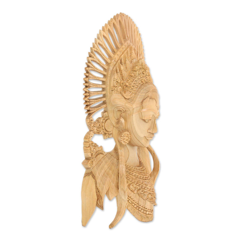 Novica Janger Dancer Wood Mask