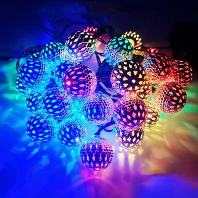 Guirlande marocaine 40 lumières à piles