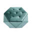 Velvet Polygon Diamond - Rangement et siège confortable pour la chambre à coucher, repose-pieds multifonctionnel de L 34 po x l 30,5 po H 13,5 po-133001302