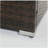 Outdoor rectangular gas fire pit table with propane tank cover