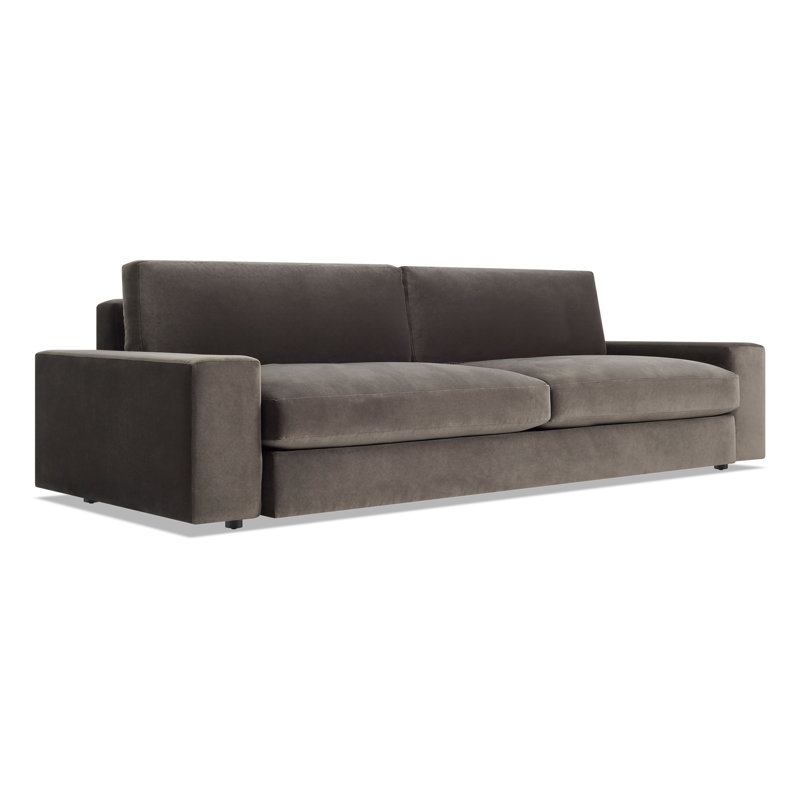 Esker Sofa, Kelso Blue 100% Polyester, 31" H x 98" W x 42" D
