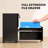 23.6" H Tall Locking 3 Drawer Rolling File Cabinet, Fully Assembled Except Casters-1284528705