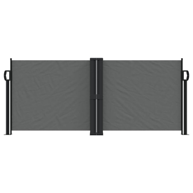 Retractable Side Awning, Anthracite, 100" H x 1000" W