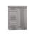 Gentleman 5-Drawer Chest 41 Wide X 55.5 Height With Sliding Door-301049161
