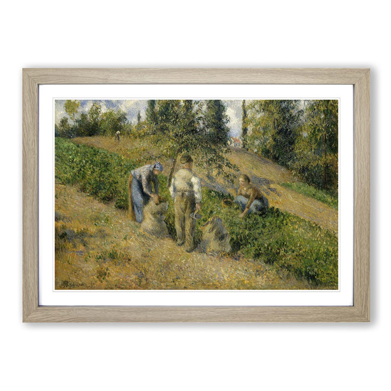 Camille Pissarro - Single Picture Frame Painting, Oak
