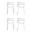 Ensemble de 4 fauteuils d'extérieur et d'intérieur empilables Outo-92632107