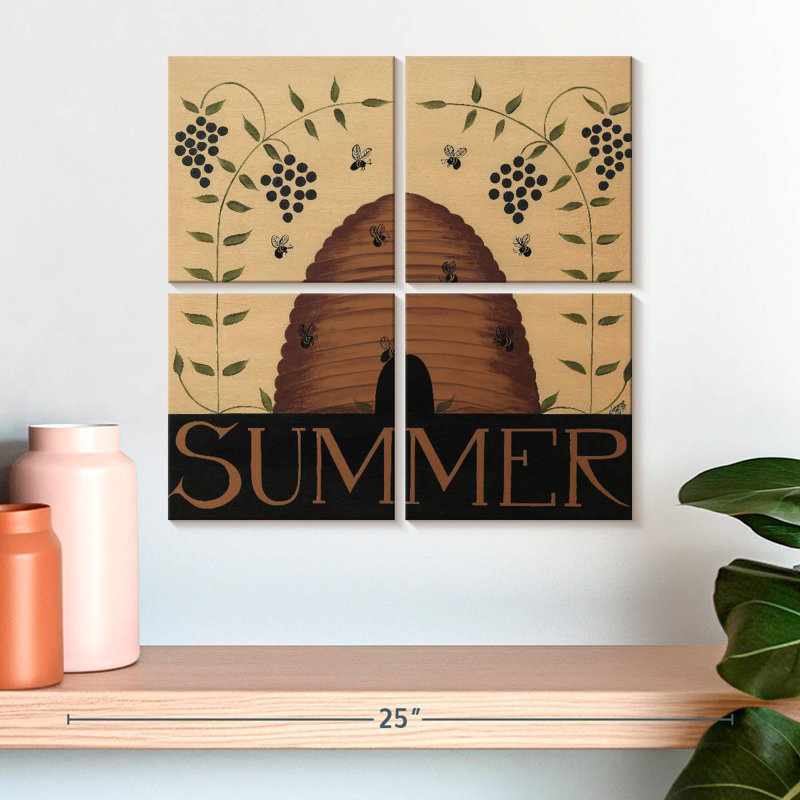 Abeilles d'été Brampt, H 18 po x l 18 po