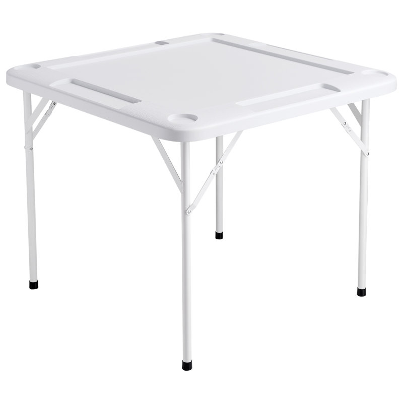 Stellweilan Tessberg 35.43'' 4 - Player White Foldable Card Table