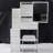 Vanity Desk, 29.2" Small Space Left Bedside Cabinet Vanity Table , Cushioned Stool, Extra Large Right Sliding Mirror, Multi Layer High Capacity Storage, Practical Fashionable Dresser, Suitable For Small Space-1445656902