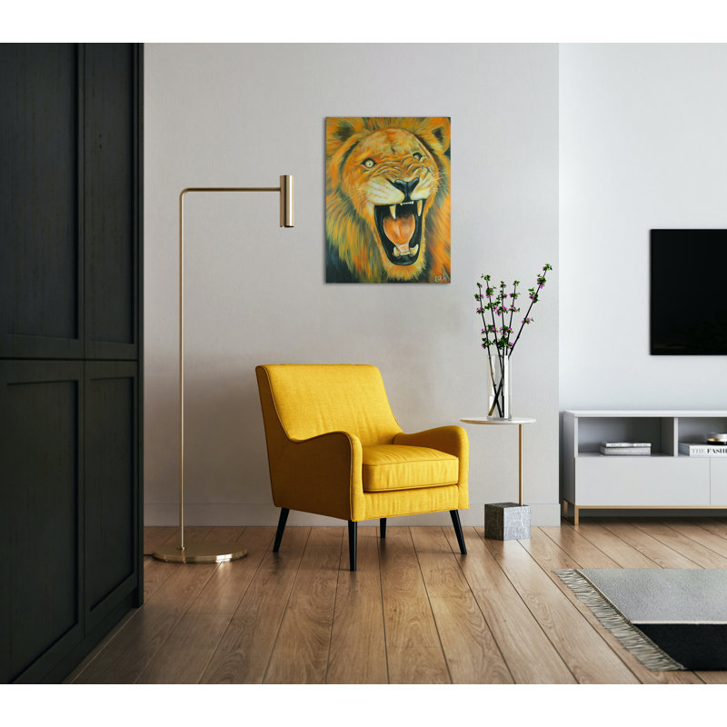 «Lion - Hear Me Roar» par Ed Capeau, impression sur toile tendue, H 16 po x l 12 po x P 1,5 po
