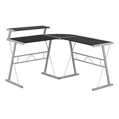 Bureau d'ordinateur en L, bureau d'angle pour bureau à domicile