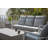 Elementi Home Tevere 18" Square Concrete Side Table for Indoor and Outdoor Use-88958092