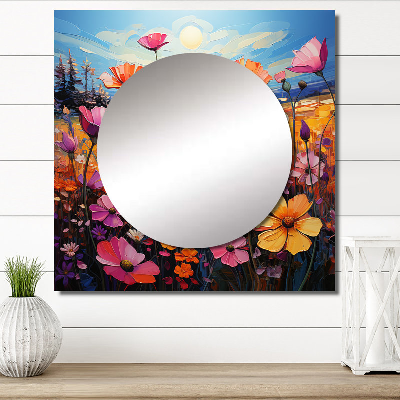Art mural en miroir Bravon, 29 po x 29 po
