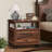 Farmhouse Nightstand, 24" Wide End Table With 2 Drawers, Dresser For Bedroom, Bed Side Table Chest Of Drawers Cabinet,Wood Night Stand For Living Room, Closet-480026817-480113390