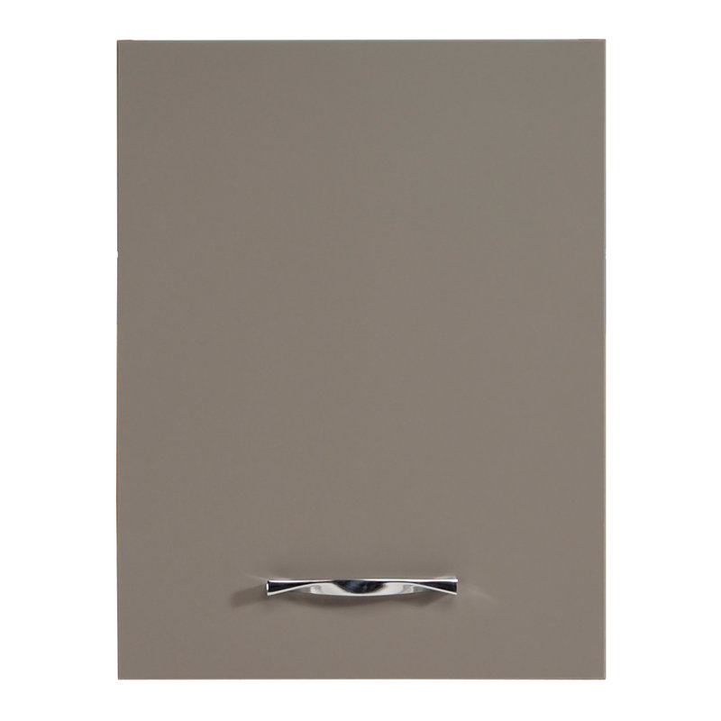Efren Bathroom Cabinet, Shiny Taupe