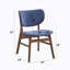 Ensemble de salle à manger 5 pièces, 1 table de salle à manger et 4 chaises d'appoint rembourrées-1941209019