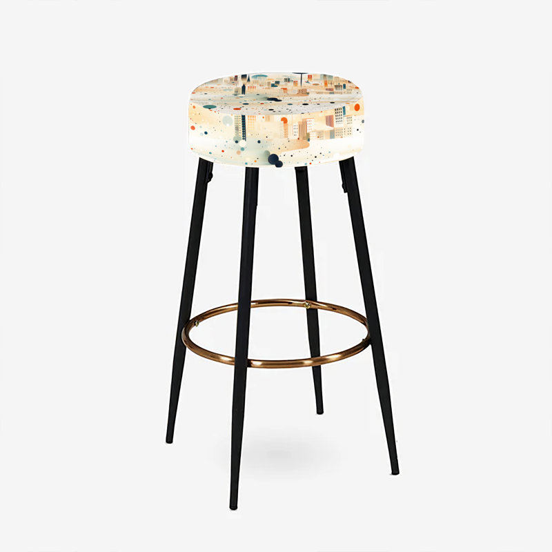 Ensemble de 2 tabourets de bar à pois Estrela