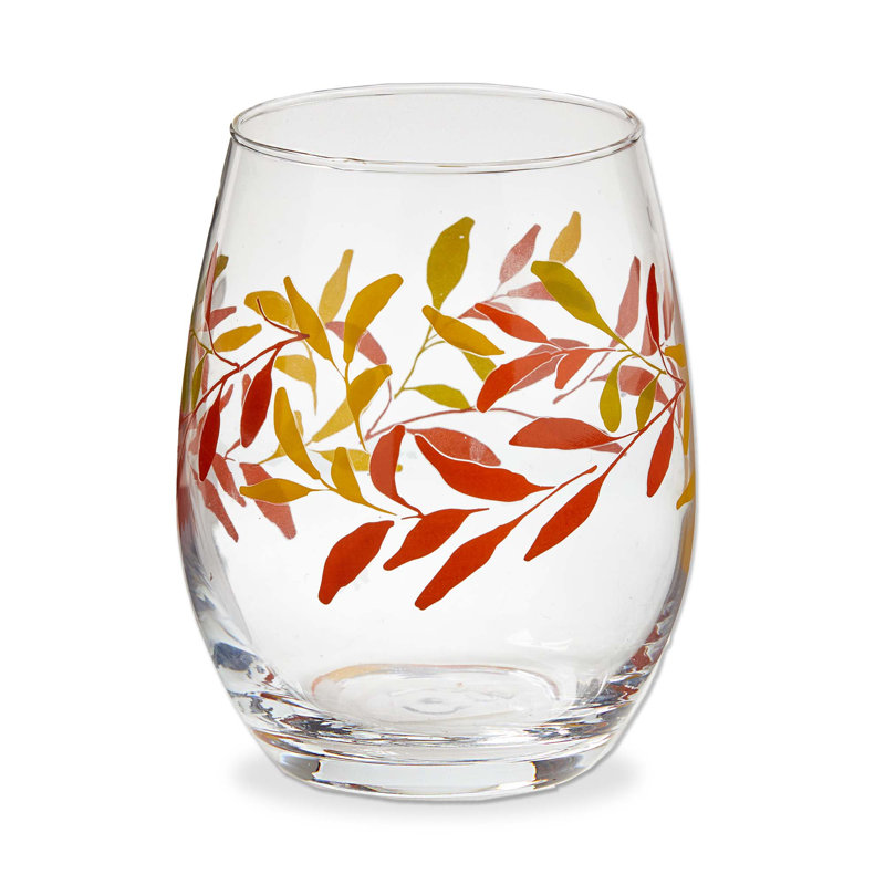  Autumn Botanical Stemless Wine