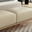 Banc rembourré en cuir Nezovich-187069680