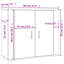 Latavian 33 cm W Highboard-784180438