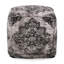Pouf carré Sellek, repose-pieds confortable et polyvalent pour des coins confortables, fonctions multiples, design classique