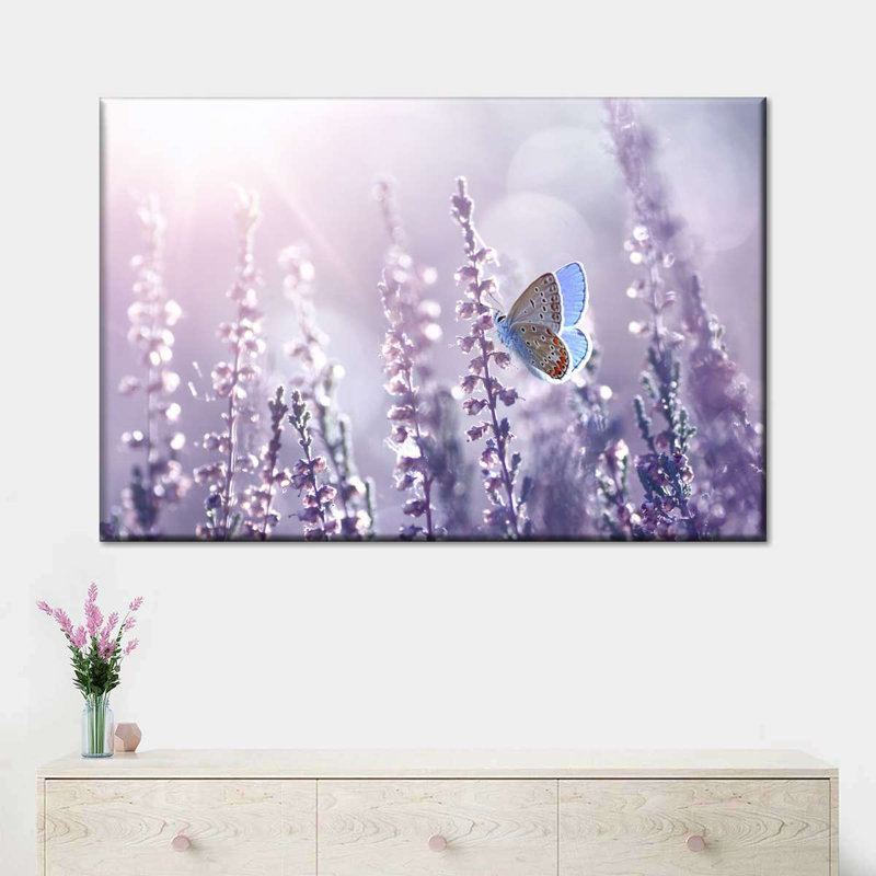 Lavande, reproduction sur toile, H 16 po x l 24 po x P 1,25 po