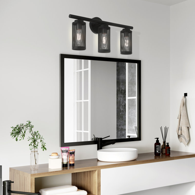 Emilia 4 - Light Dimmable Vanity Light, Black