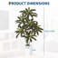 Faux arbre artificiel d'intérieur Dracaena