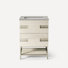 Meuble-lavabo gris naturel 24 po avec plateau en quartz