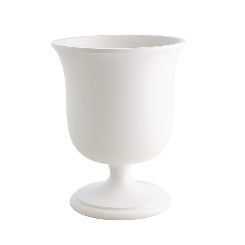 Villa Chalice Vase-Matte White-Sm, 19.75" H x 15.75" W x 15.75" D