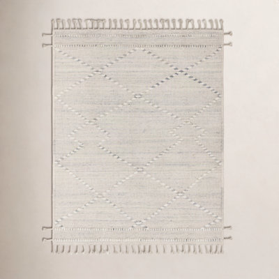 Hanna Ivory Hand-Knotted Wool Rug