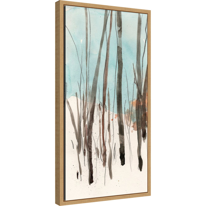 Impression sur toile encadrée, "Snow réglé" par Samuel Dixon