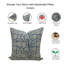 Coussin décoratif en lin imprimé à la main Fabigurine Rudraksh 26 x 26 po-1652589517-1634862096